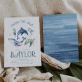 Waterverf Onder het Zee Uitnodiging