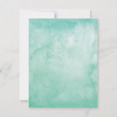 Waterverf onder palmbomen | Datum opslaan Save The Date (Achterkant)