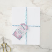 Waterverf Onderaan het Zee Baby shower Dank u wel Cadeaulabel (Met Touw)