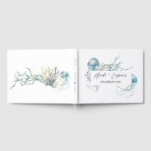 Waterverf Onderzee Kwallen Gastboek Gastenboek (Volledig)