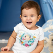 Waterverf onderzeese kleurrijke octopus romper