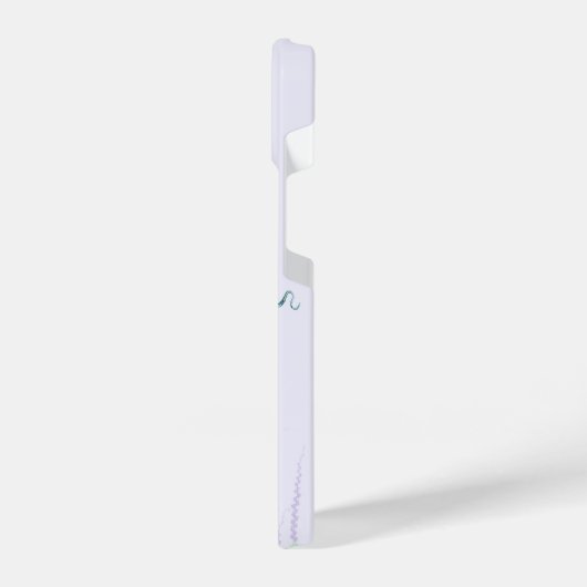 Waterverf Onderzeese octopus vis iPhone Hoesje (Linkerkant)