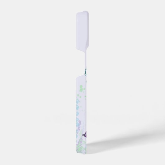 Waterverf Onderzeese octopus vis iPhone Hoesje (Rechterkant)