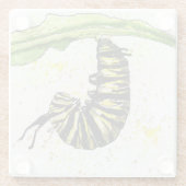 Waterverf Onderzetter van de derde pijler (Achterkant)