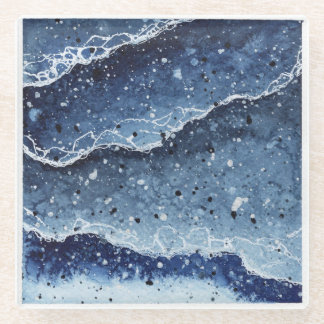 Waterverf Onderzetter Waves