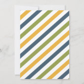 Waterverf One-A-Saurus Dinosaurus 1e Verjaardag Kaart (Achterkant)