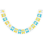 Waterverf One Lucky Duck Hanging Bunting Banner (Alle)