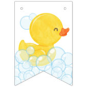 Waterverf One Lucky Duck Hanging Bunting Banner (Eerste vlag)