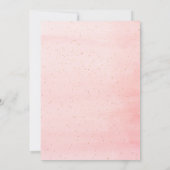 Waterverf ONEderful 1st Birthday Little blush peo Kaart (Achterkant)