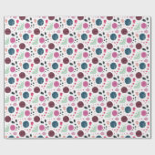 Waterverf onregelmatige poka Dots Pattern Wrapping Cadeaupapier (Vlak)