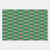 Waterverf ontbijtkoek inpakpapier vel (Voorkant)