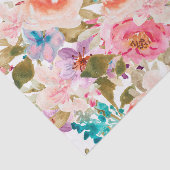 Waterverf ontkoppeling met Pinks en Peach Tissuepapier (Detail)