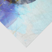 Waterverf ontkoppelingsmuur kunst tissuepapier (Detail)