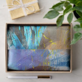 Waterverf ontkoppelingsmuur kunst tissuepapier (Geschenk)