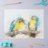 Waterverf ontkoppelingspaneel wandkunst tissuepapier (Craft)