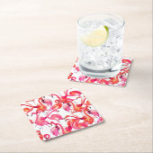 Waterverf ontsteking in Waterverven 2 Kartonnen Onderzetters (Insitu)