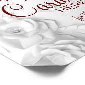 Waterverf Ontvang Kaarten vrijgezellenfeest spelbo Poster (Hoek)