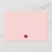 Waterverf - Ontvangst van het huwelijk Informatiekaartje (Achterkant)