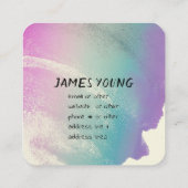 waterverf ontwerp aangepast visitekaartje (Achterkant)