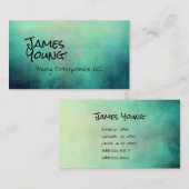 waterverf ontwerp aangepast visitekaartje (Voorkant / Achterkant)