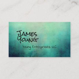 waterverf ontwerp aangepast visitekaartje