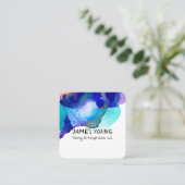 waterverf ontwerp aangepast visitekaartje (Staand voorkant)