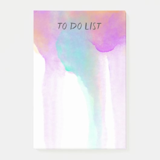  waterverf ontwerp aangepaste post it note (Voorkant)