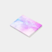 waterverf ontwerp aangepaste post it note (Schuin)
