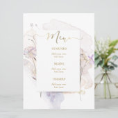 waterverf ontwerp Menu (Staand voorkant)