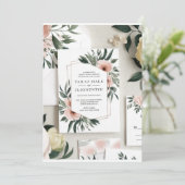 Waterverf ontwerp met RSVP" Kaart (Staand voorkant)