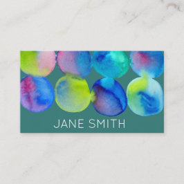 Waterverf ontwerp moderne, stijlvolle creatieve in visitekaartje