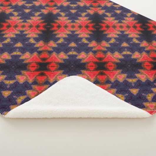 Waterverf ontwerp sherpa deken (3/4)