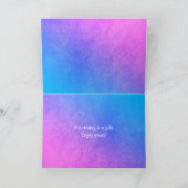 waterverf ontwerp voor 60ste verjaardag kaart (Binnen)