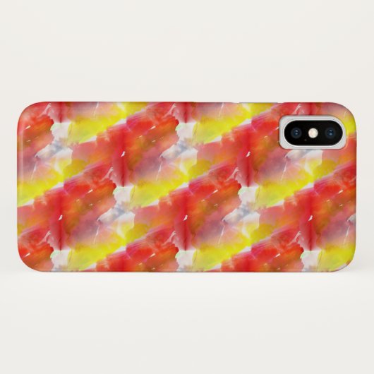 Waterverf ontwerpstructuur achtergrond Case-Mate iPhone case (Achterkant (horizontaal))