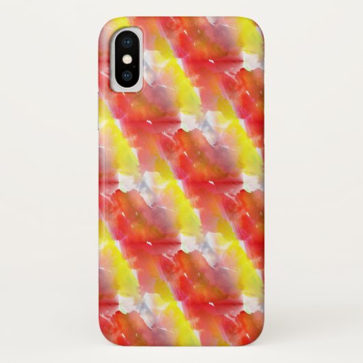 Waterverf ontwerpstructuur achtergrond Case-Mate iPhone case (Achterkant)