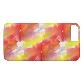 Waterverf ontwerpstructuur achtergrond Case-Mate iPhone case (Achterkant (Horizontaal))