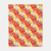 Waterverf ontwerpstructuur achtergrond fleece deken (Voorkant)