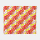 Waterverf ontwerpstructuur achtergrond fleece deken (Voorkant (Horizontaal))