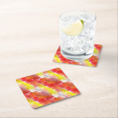 Waterverf ontwerpstructuur achtergrond kartonnen onderzetters (Insitu)