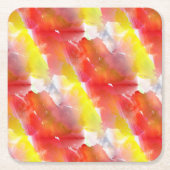 Waterverf ontwerpstructuur achtergrond kartonnen onderzetters (Voorkant)