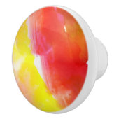 Waterverf ontwerpstructuur achtergrond keramische knop (Rechts)