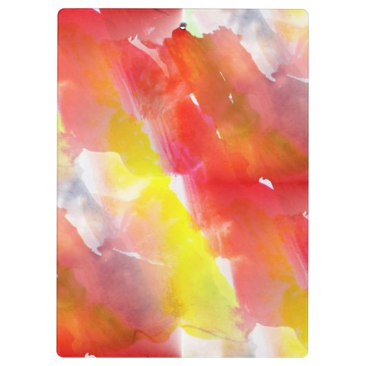 Waterverf ontwerpstructuur achtergrond klembord (Achterkant)