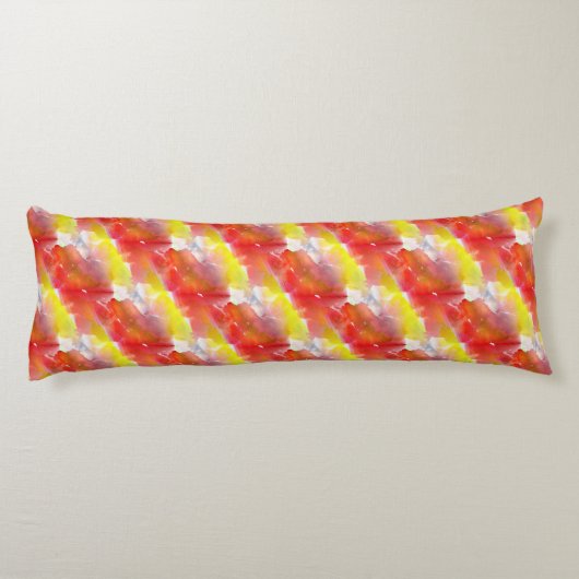 Waterverf ontwerpstructuur achtergrond lichaamskussen (Achterkant)