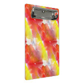 Waterverf ontwerpstructuur achtergrond mini klembord (Schuin)