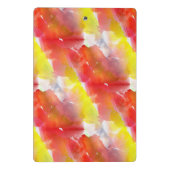 Waterverf ontwerpstructuur achtergrond mini klembord (Achterkant)