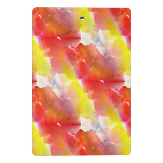 Waterverf ontwerpstructuur achtergrond mini klembord (Achterkant)