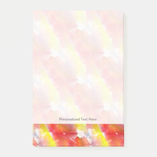 Waterverf ontwerpstructuur achtergrond post-it® notes (Voorkant)