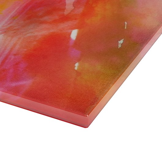 Waterverf ontwerpstructuur achtergrond snijplank (Hoek)