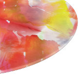 Waterverf ontwerpstructuur achtergrond snijplank (Hoek)