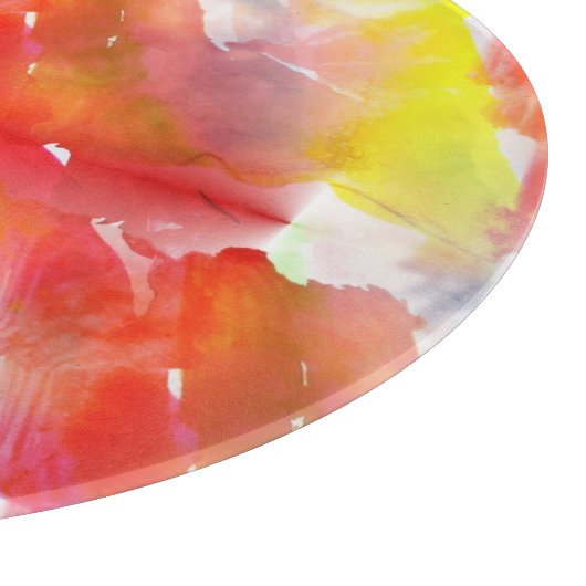 Waterverf ontwerpstructuur achtergrond snijplank (Hoek)